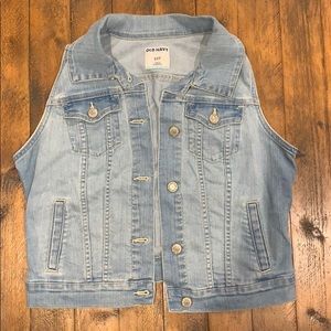 Old Navy Denim Vest Jacket Size S